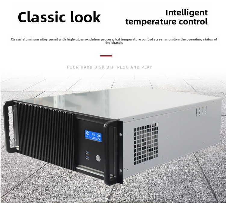 Server Gpu Chassis 4U - Für 4U Multi-Channel GPU-Server-Gehäuse mit 12