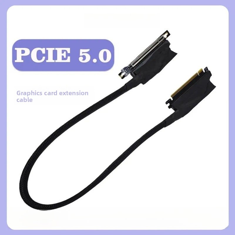 Pcie 5.0 Gpu Riser Cable - Für PCIe 5.0 X16 Grafikkarten-Verlängerungskabel, PCIE