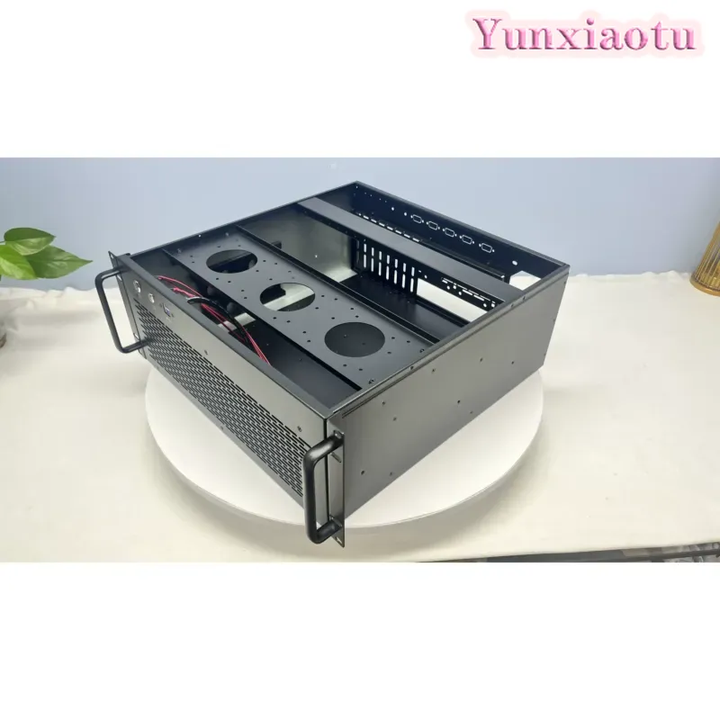 Server Gpu Chassis 4U - 4U-Servergehäuse, EATX-Mainboard 8-Slot-Gehäuse, 360-Wasserkühlung für RTX4090-GPU,