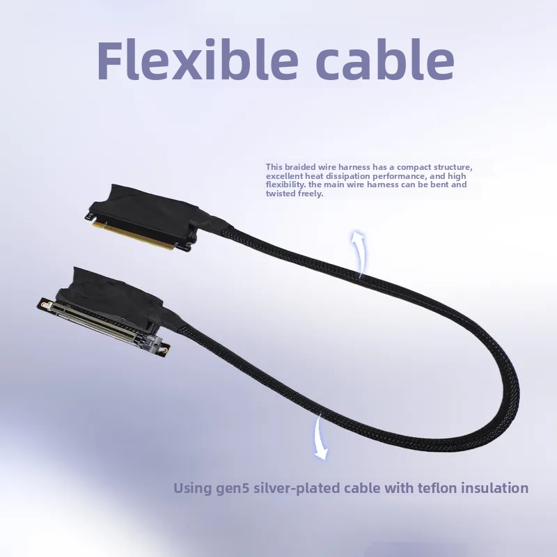Für PCIe 5.0 X16 Grafikkarten- – Pcie 5.0 Gpu Riser Cable Bewertung und Preis