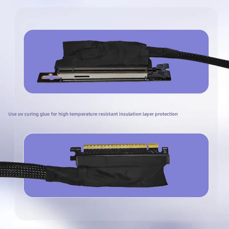 Für PCIe 5.0 X16 Grafikkarten- – Pcie 5.0 Gpu Riser Cable Bewertung und Preis